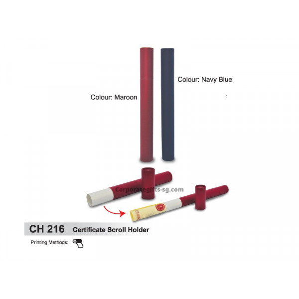 CH 216 Certificate Scroll Holder